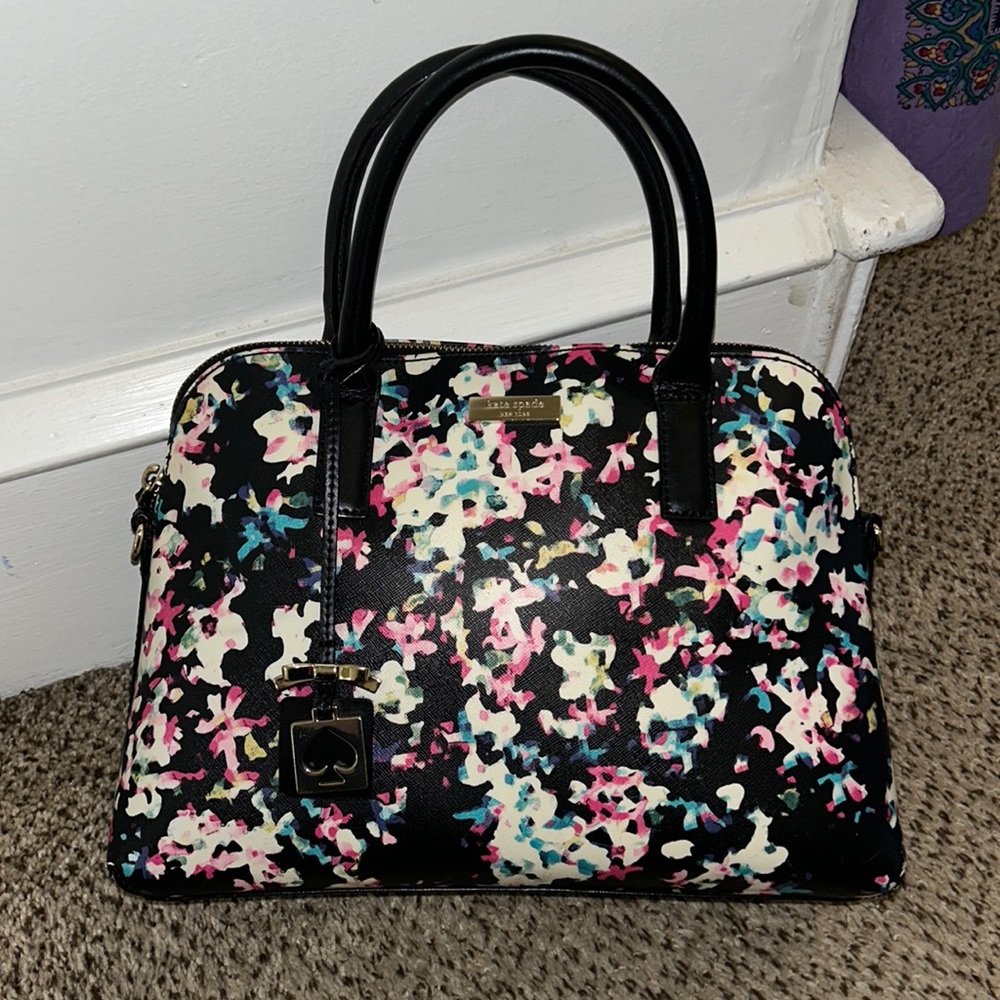 Kate Spade cross body black/multicolored purse